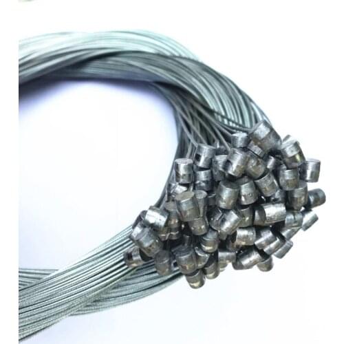 10pcs 1.75M MTB Bicycle Brake Line Bicycle Speed Line Fixed Gear Shifter Gear Brake Cable Set Core Inner Wire for MTB Road Bike