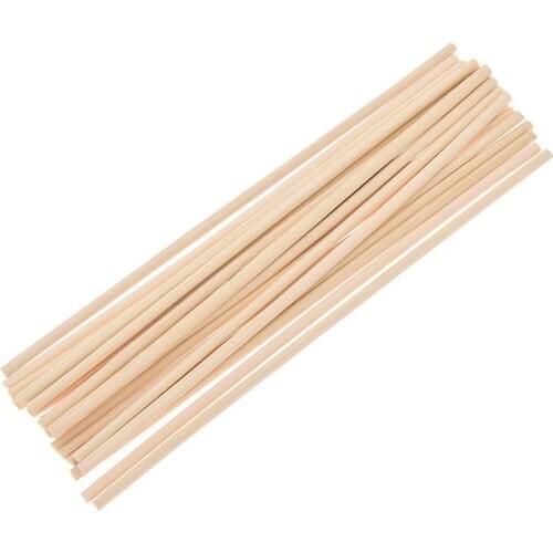 100pcs 22cmx3mm Nature Rattan Sticks Essential Oil Reed Diffuser Sticks Replacement Refill Sticks for Home Wedding Decoration