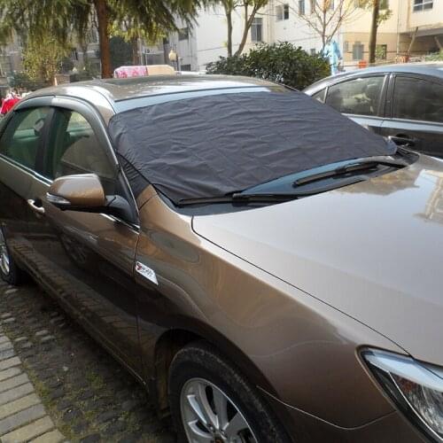 150*70cm car windshield snow and sun protection cover for Volkswagen POLO Tiguan Passat CC Golf R20 R36 EOS Scirocco Skoda Octav