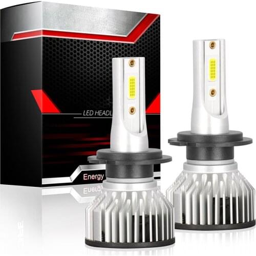 LED Bulb RV HID Xenon Headlights Car Lights 4000LM 40w 9V To 36V 2 Pcs 6000K (white Light) Bright Driving Lamp Tuning Supplies