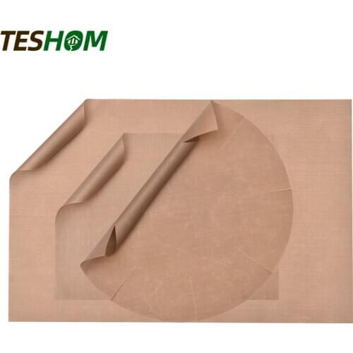 2PCS Reusable Baking Mat Square Round Baking Sheet Heat-resistant Grill Mat BBQ Non-stick Cake Mat Ove Tools Bakeware