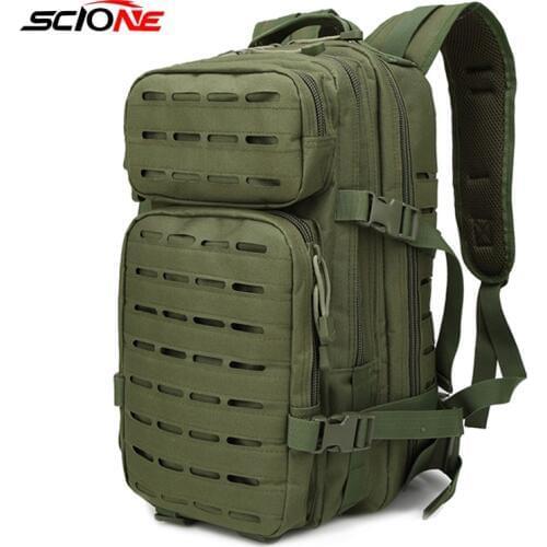 20L/30L Nylon Mountaineering Backpack Military Waterproof Tactical Bags Men Women Outdoor Travel Riding Hiking Camping Bag XA54G