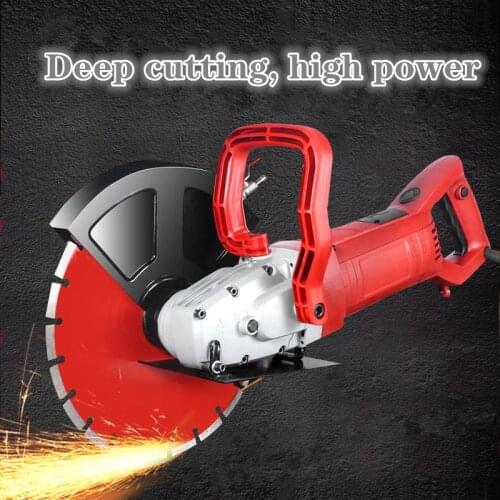 220V 6500W Electric Wall Chaser Groove Cutting Machine Wall Slotting Machine Steel Concrete Cutting Machine