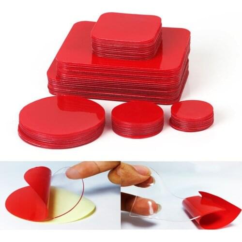 5-50PCS Transparent Acrylic Double-Sided Adhesive Tape VHB Adhesive Patch Tape Waterproof No Trace High Temperature Resistance