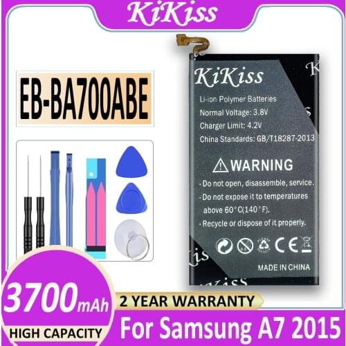 Free Tool 3700mAh for Samsung Battery For Galaxy A7 2015 A700 A700S A700L A700FD Genuine Phone Battery Bateria Track NO