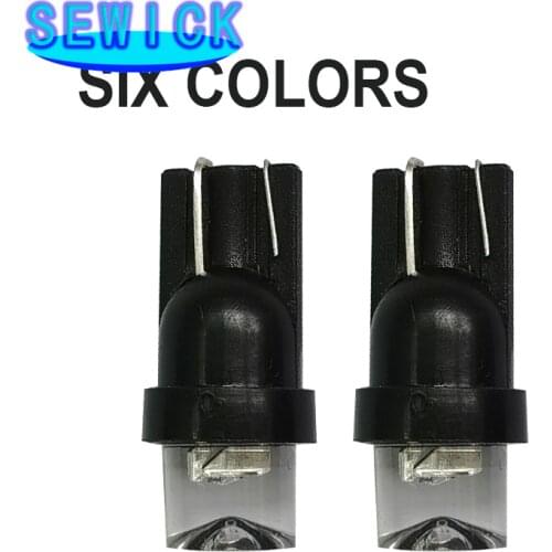 50Pcs T10 Car LED 194 168 SMD W5W Wedge Side Light Car External Clearance Lights Dashboard Bulbs and RGB 12V