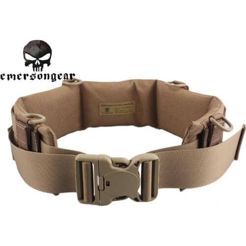 Emersongear Molle Padded Patrol Belt Combat Airsoft Belt Coyote Brown EM5584