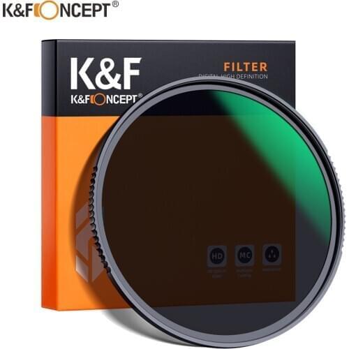 K&F Concept HD ND8 Filter Camera Lens Multi-Resistant Nano X Coating Filter Density 49mm 52mm 58mm 62mm 67mm 72mm 77mm 82mm