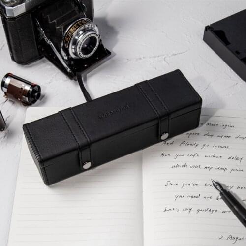 Luxury Stationery Container, Males Large Capacity Personality Cool Stationery Ins Pencil Case,PU Pen Case, Pen Holder, Pen Bag