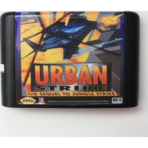 Urban Strike 16 bit SEGA MD Game Card For Sega Mega Drive For Genesis