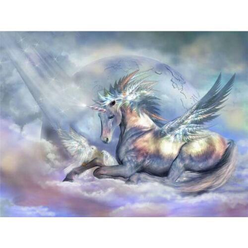 Horse wing pictures 3D Diamond Embroidery DIY Needlework Diamond Painting square Full Drill Square Resin Rhinestone Home Decor