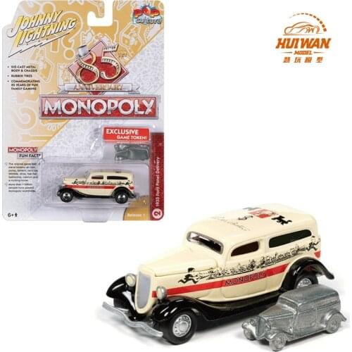 Johnny Lightning 1:64 1933 Ford Vintage Car Diecast Collection of Die-casting Simulation Alloy Model Children Toys