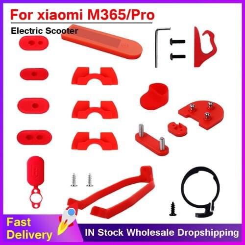 Scooter For Xiaomi M365/M187/Pro Accessories Combination Sets Special Hook Shock Absorber Circuit Silicone Sleeve Board Protect