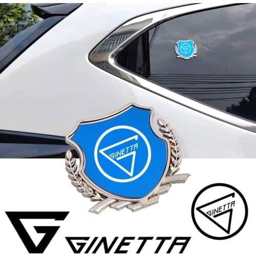 NEW Sticker Auto Emblem Decal For Ginetta Akula G40 G55 GT4 G56 GTA G55 SuperCup G58 LMP3 VIP Badge Car Styling Car Accessories