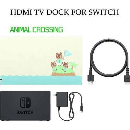 Original NS Switch Charging Dock HDMI-compatible TV Dock Charger Station Stand for NS Switch AC Adapter Original New