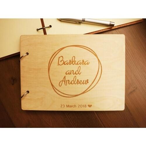 Ustom Wedding Guest Book, Wedding Guestbook Wreath, Unique Wedding Guest Book, Wood Wedding Guestbook, Personalized Guest Book