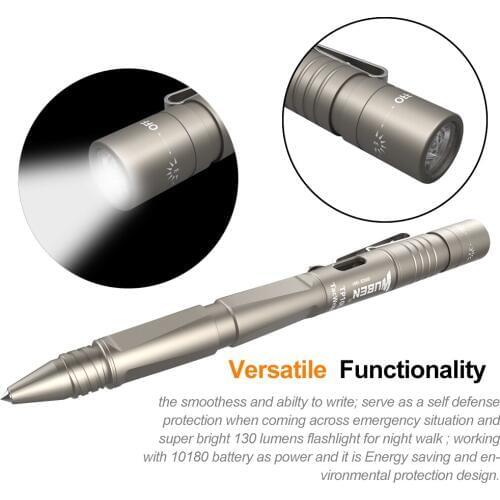WUBEN TP10L-LG Pen Light Portable LED Flashlight Multifunctional Tactical Lantern USB Rechargeable CREE Self-defense Camping