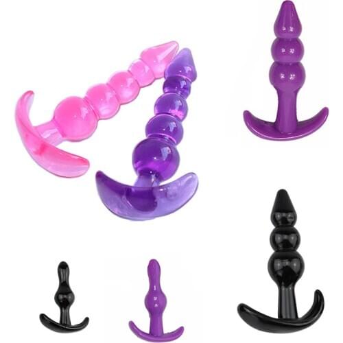 Silicone Anal Male Butt Plug Adult Sex Toys For Men Anal Plug Prostate Massager Dildo Vibrator Suction Cup Dildo