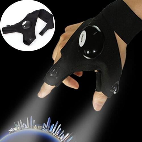 Fingerless Glove LED Flashlight Multipurpose for Fiat 500 600 Tipo Punto stilo Freemont Cross Coroma Panda Idea Palio
