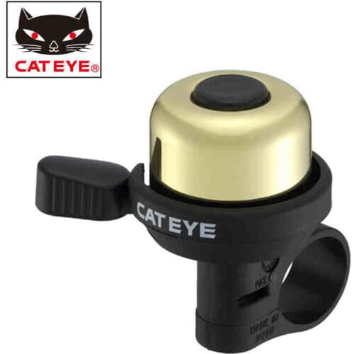 CATEYE PB-1000 PB-800 Bicycle Bell Road Bike Copper Aluminum 90dB Horns Bell 2.2-25.4 mm Handlebar Horn Sounds Air Alarm Rings