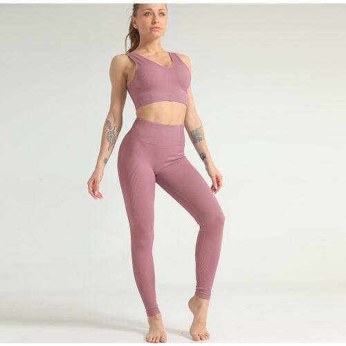 Women Yoga Set Breathable Sports Bra High Waist Seamless Leggings Push Up Yoga Pants Gym Fitness Running Joggings Sportswear