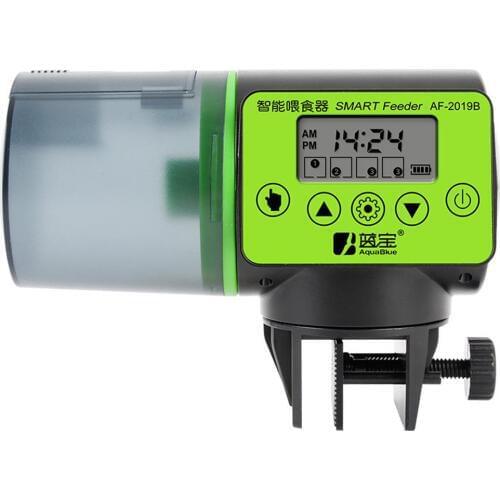 1PCS LCD Electronic Automatic Fish Feeder Dispenser Timer Automatic Tank Food Feeding Machine Aquarium Auto Fish Feeder Timer