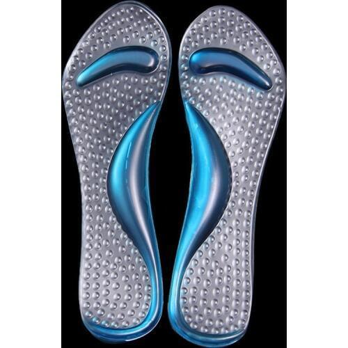 2 Pc Silicone Gel Non Slip Length Arch Support Feet Massaging Metatarsal Cushion Orthopedic Pad Insoles For High Heels Shoes
