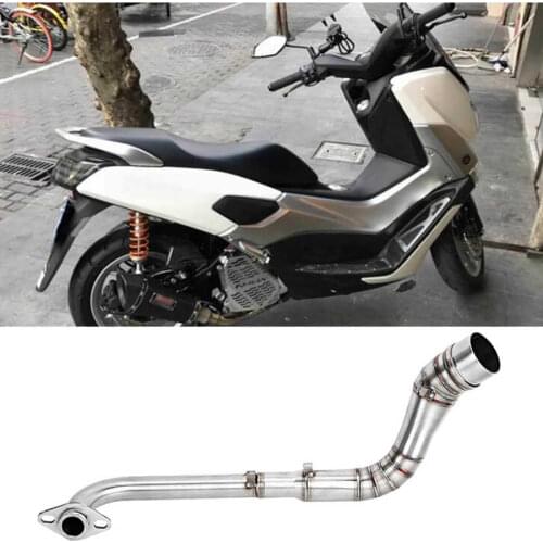 2pcs Stainless Steel Motorcycle Front Exhaust Pipe Accessory Fit for NMAX 155 125