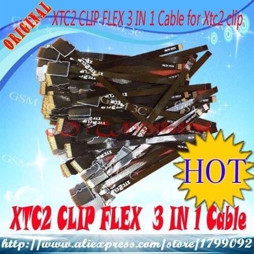 Free shipping FLEX 3 IN 1 Cable For XTC2 CLIP Box