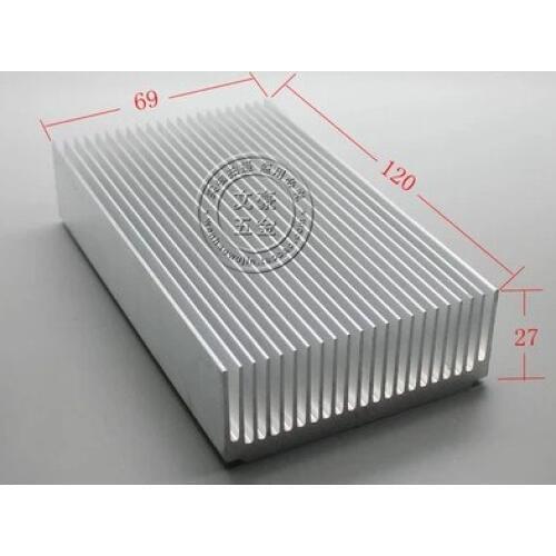 Fast Free shipping by DHL 6pcs/lot Aluminum Color fast heat transfer 120*69*27MM Aluminum heat sink