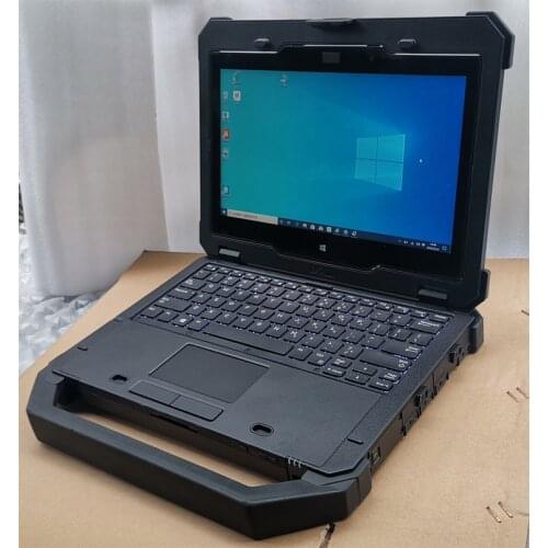 Used Extreme Rugged laptop 12 inch Three-proof Touch Screen Dell Latitude 12 7214 i5/i7 6600 8G/16G SSD PC Backlit keyboard