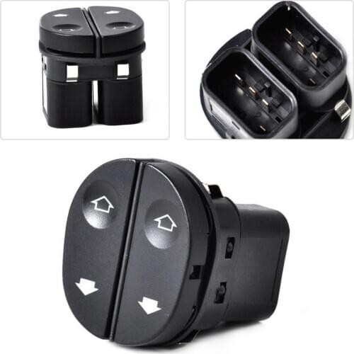 Electric Black Window Master Control Lifter Switch Console Replacement 96FG14529BC for Ford Fiesta MK6 Fusion KA Puma