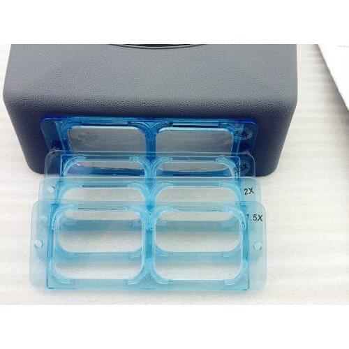 Hot sale Free shipping Double Lens Head-Founted Headband Reading Magnifier Head Wearing Magnifying Glass Loupe 4 Magnifications