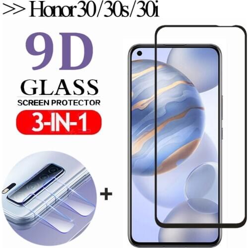 Honor 30i camera glass for honor 30s glass screen protector for huawei honor 30 s glasses honor 30 i 9D huawei honor 30i glass