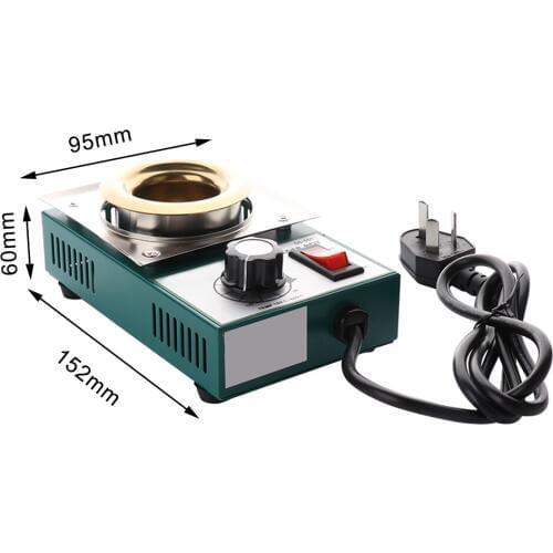 150W Solder Pot Tin Melting Soldering Desoldering Bath Furnace 100-600 degree Fast Heating Adjustable Temp Welding Tool new