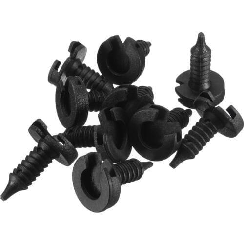 50pcs 10pcs MWC9134 Door Panel Trim Clips For Land Rover Discovery Freelander Range P38 1995 - 2002 Black Plastic