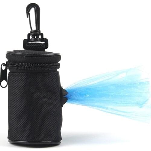 Hook Up Pet Waste Bag Portable Dog Poop Dispenser for Dogs Cat Food Bag Trash Bags Holder Bag Training Dog Bags Pet Accessories