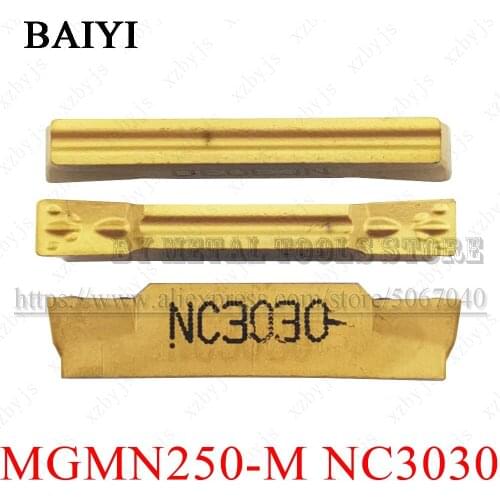 MGMN250-M NC3030 grooving inserts turning tool CNC cutter lathe 2.5mm slotted blade metal turning lathe tools MGMN250 for MGEHR