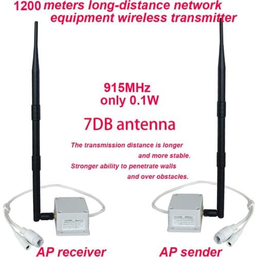 New 7DB 1000meters Long Distance Wireless AP 1080P 5MP STA Transmitter Receiver Plug and play PTZ IP Camera Ethernet Equipmen