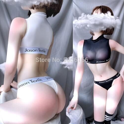 New Womens Exotic Lingerieg Tank Crop Top Underwear Womens and thong Bras Panties 2Pcs Bustier Crop Top Sexy