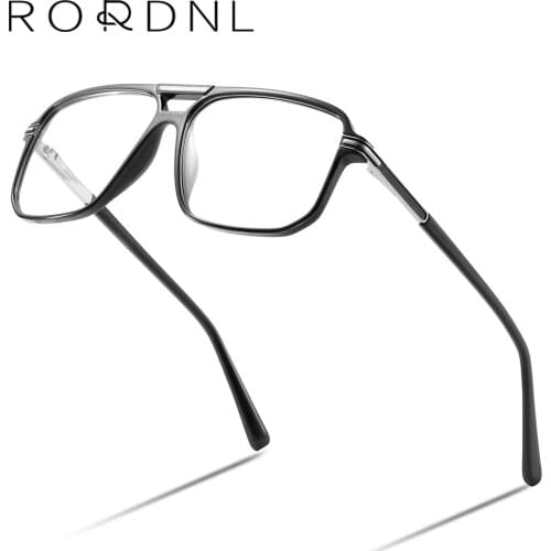 Aviation Progressive Prescription Glasses Men Pilot Myopia Optical Eyeglasses Male Multifocal Bifocal Spectacles TR90 Eyewear