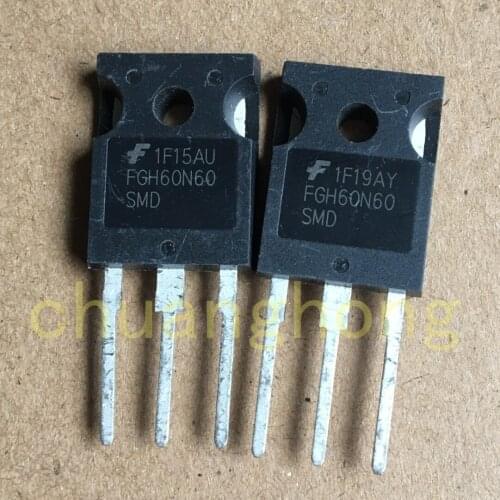 1Pcs/Lot Original New High-Powered Triode FGH60N60SMD IGBT Tube TO-247 FGH60N60