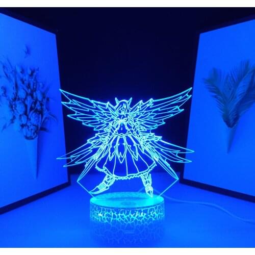 Fairy Tail Erza Scarlet for Bedroom Decor Night Light Child Birthday Gift Manga Fairy Tail Room Bedside Light 3D LED Lamp Anime