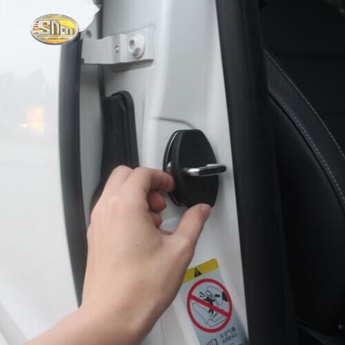 SNCN 4 pieces/lot Door lock protection cover for Volkswagen Vw Polo Sedan Bettle Waterproof rust corrosion cover