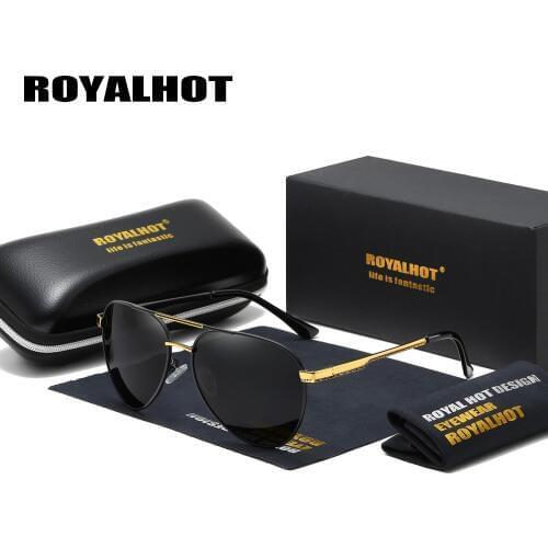 RoyalHot Men Women Polarized Aloy Oval Frame Sunglasses Driving Sun Glasses Shades Oculos masculino Male 900221