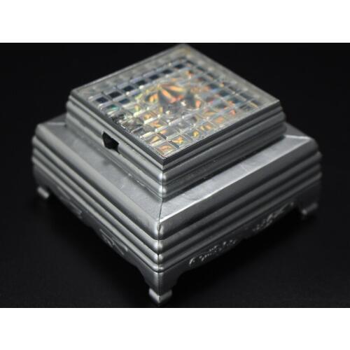 Emboss Pattern Square Shape Mulity Color Luminous Lamp Base for Jewelry display
