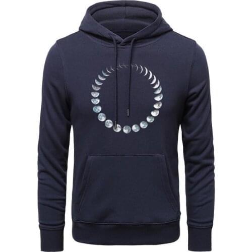 2021 Hoodies Casual Loose Clothing Men Fashion Moon Shape Printed Sweatshirt for Autumn or Spring Plus Size S-4XL