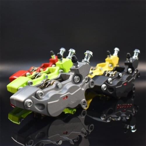 40mm Mount Motorcycle Brake Caliper 4 Piston Right For Yamaha Kawasaki Suzuki Honda CNC Rear Brake Moto Disc Brake