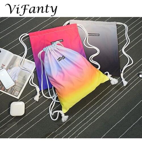 Drawstring Backpack Waterproof String Mesh Bag Lightweight Sackpack Cinch Sack