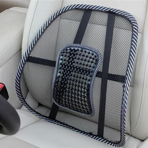 Breathable Mesh Car Seat Cushion Pad Office Chair Back Massage Lumber Support